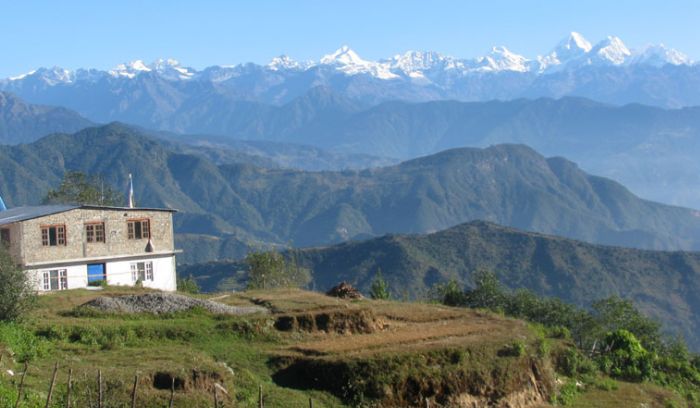 family trip in nepal