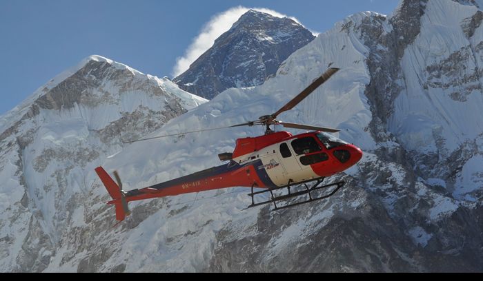 Everest helicopter Trek