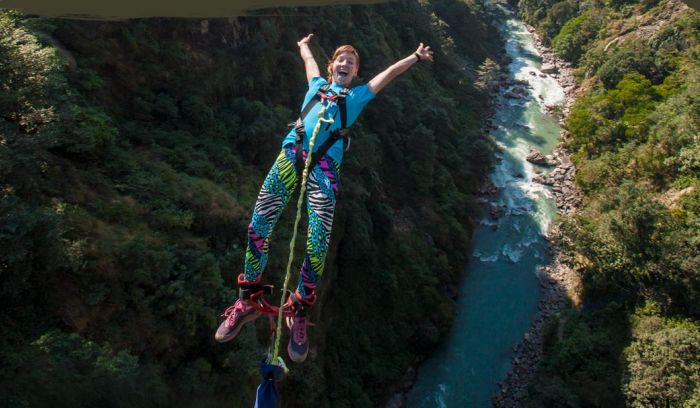 Bungy jumping- adventure of a lifetime