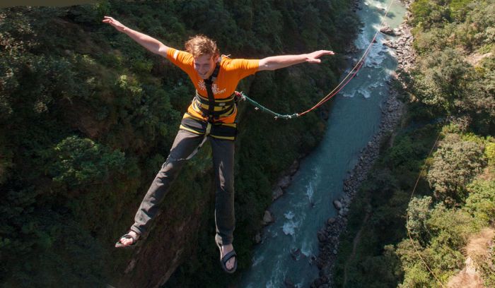 Bungy jumping- adventure of a lifetime