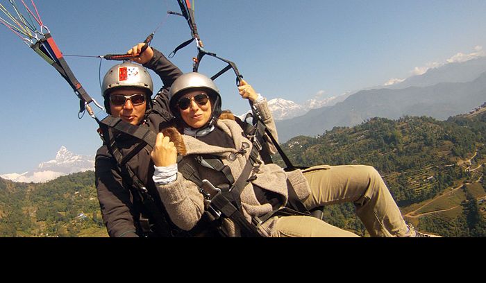 Paragliding in Nepal