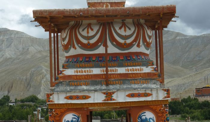 Buddhist stupa in Mustang