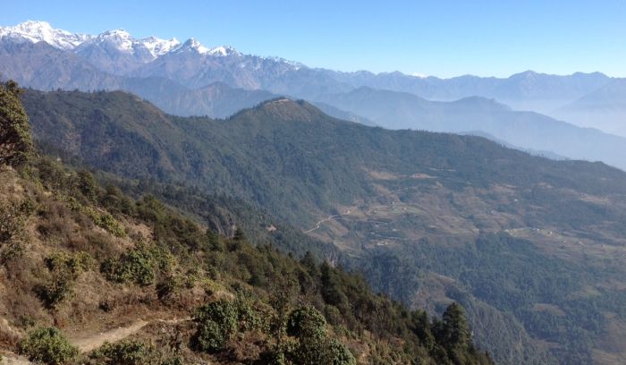 View from RaatNange Hill- 3500m