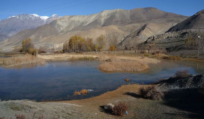 View from Jharkot,Muktinath after Throngla pass