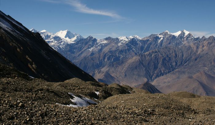 View from Top of Throng la pass( 5416m)