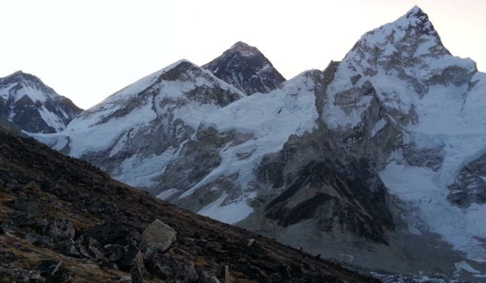 Everest view before sunrise