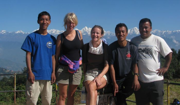 View from Nagarkot Hill, 2175m, the best sunrise/sunset view point close to kathmandu