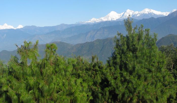 View from Chisapani, the short & best trek around Kathmandu