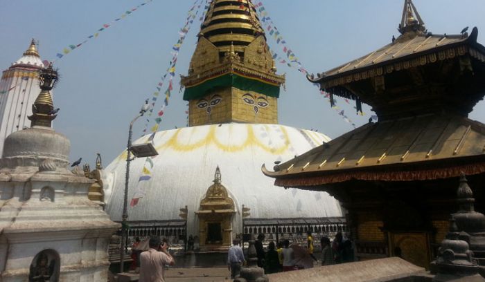 Monkey Temple in Kathmandu- Swoyambunath stupa