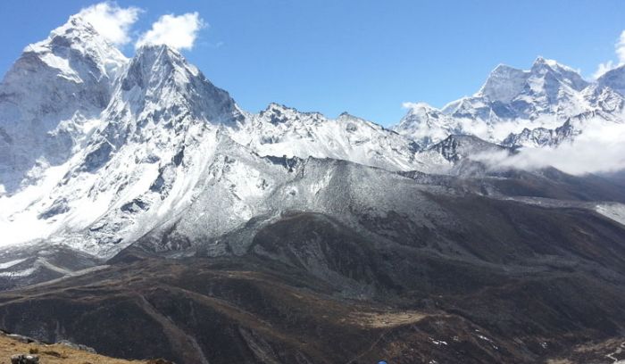 View from Dingboche, way to Everest base camp