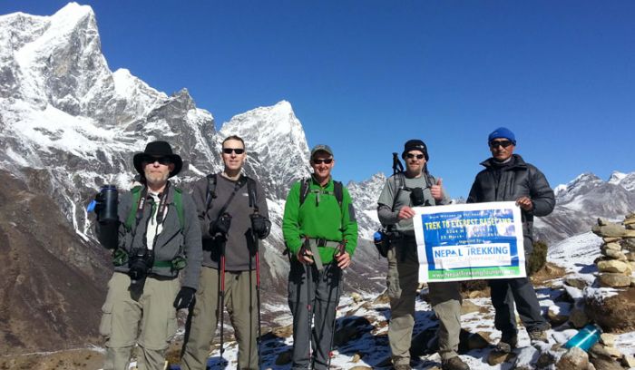 Heading toward to Everest base camp