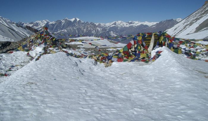 Throng la pass- 5416m- One of the popular high pass of Annapurna circuit trek