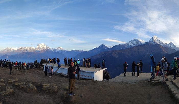 sunrise view from Poon hill 3210m,