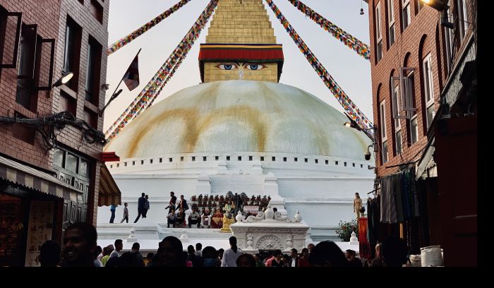 Boudhanath Buddhist Stupa in Kathmandu