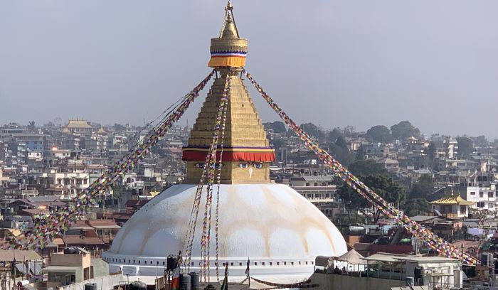 Boudhanath Buddhist Stupa in Kathmandu