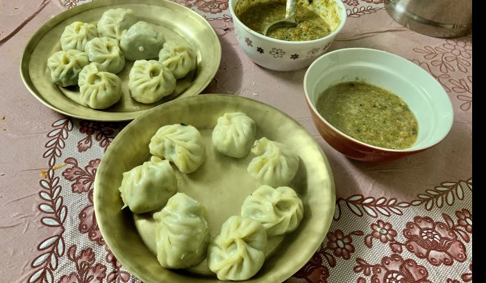 Vegetable cheese MoMo- Popular snack of Nepal