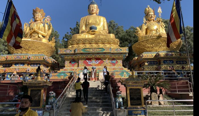 Amideva Buddha Park Swoyambunath Kathmandu