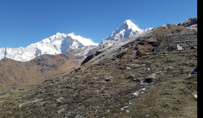 View from Khopra Danda trek