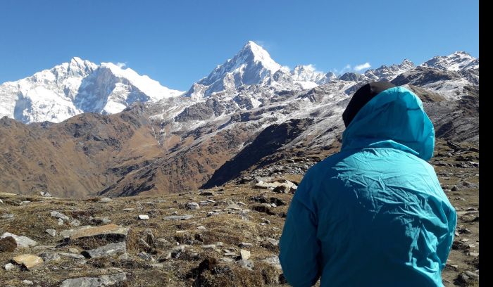 View from Khopra Ridge trek