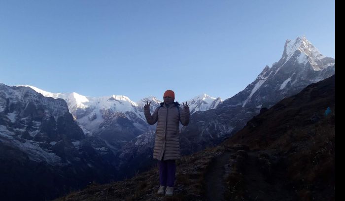 View from Mardi Himal Trek Base camp