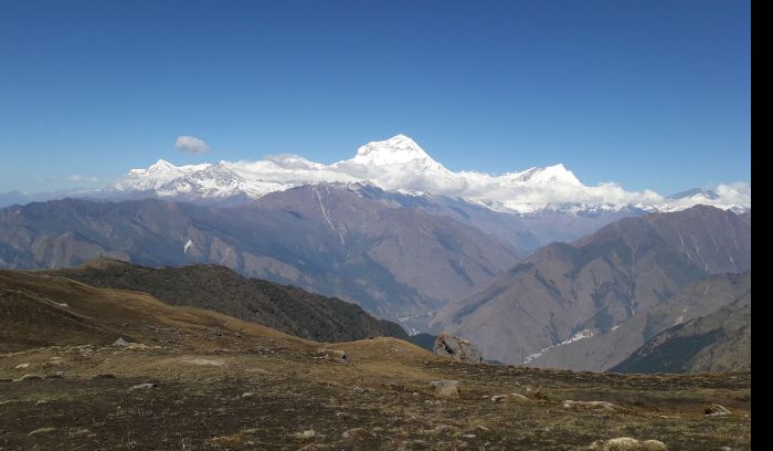 View from Khopra Ridge Trek