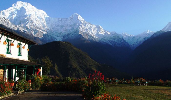 View from Ghandruk, Himalaya Lodge