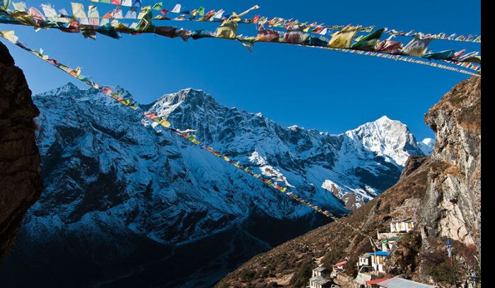 View from Namche( 3440m) in Everest