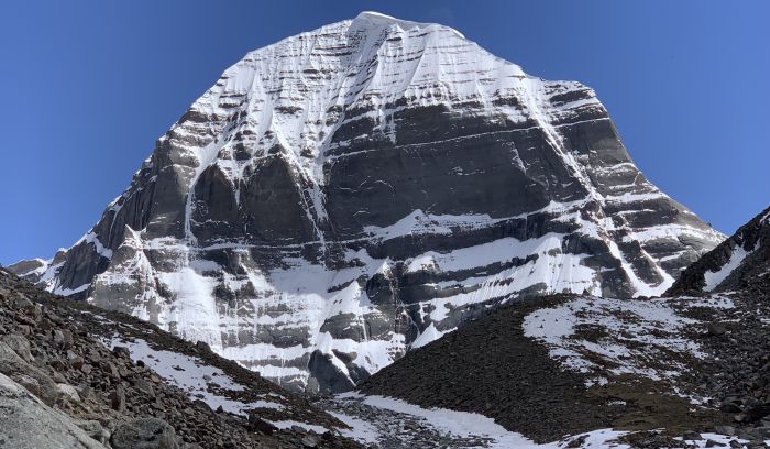 East view of Kailash from Dirapuk( 5210m), Tibet