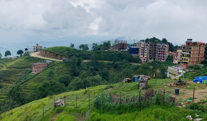 Nagarkot hill at 2175m