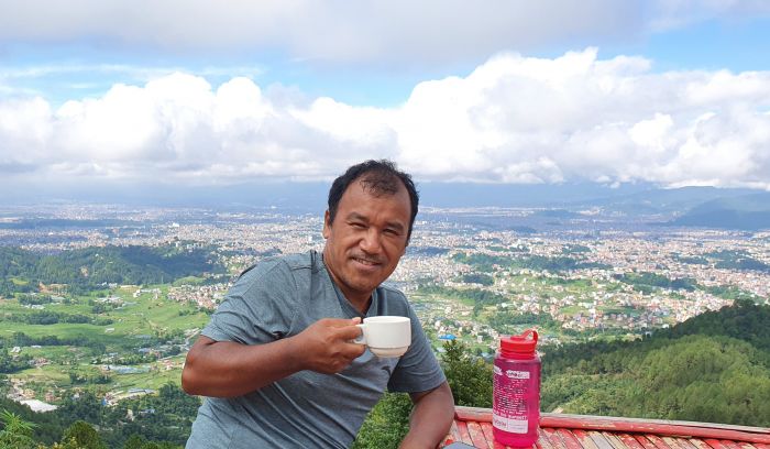 Kathmandu city view from Shivapuri National park