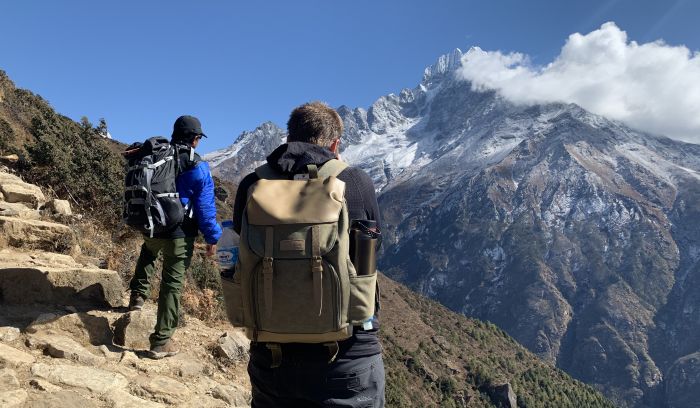 Mt Thamserku view above the Namche bazzar