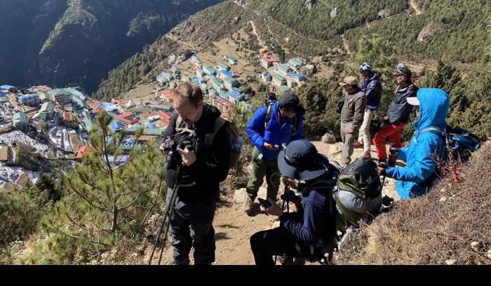 Namche Bazzar, altitude of 3440m, Land of Sherpas