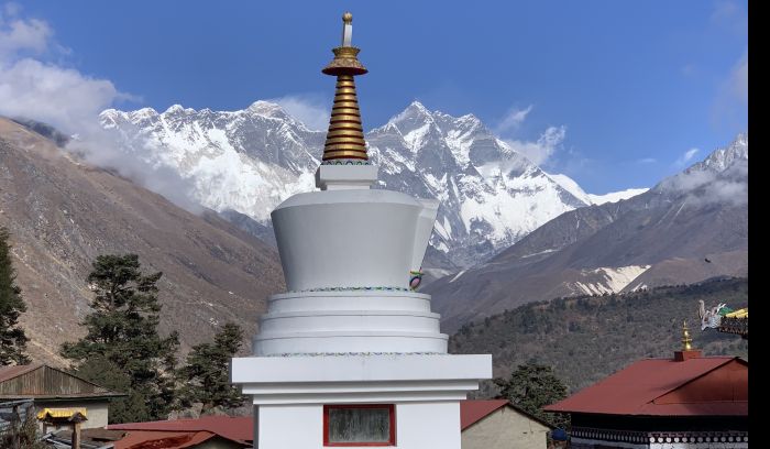 View from Tengboche monastery