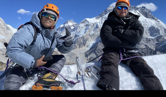 Mount Everest view from Lobuche peak