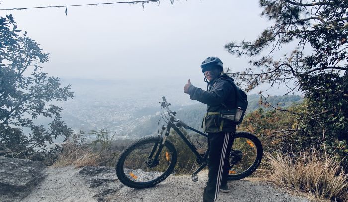 Shivapuri National Biking trail view