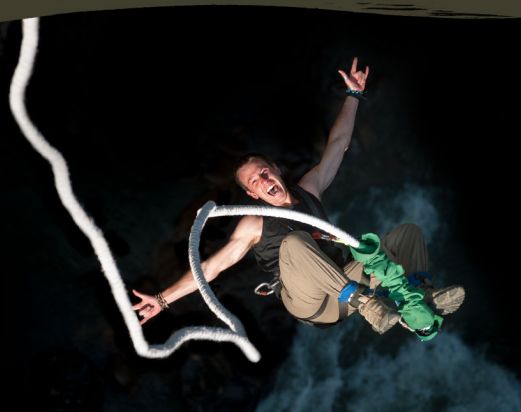 Bungy jump and canyoning day tour