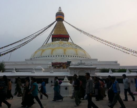 family trip in nepal