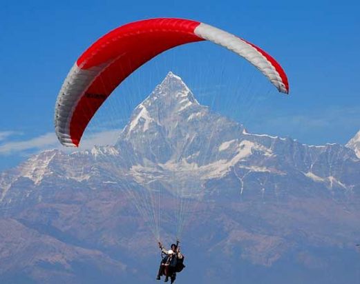 Paragliding in Nepal